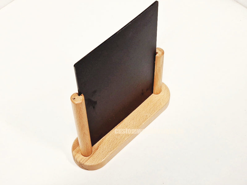 Load image into Gallery viewer, Small tabletop chalkboard Beech Finish x 6 - Custom Wood Designs
