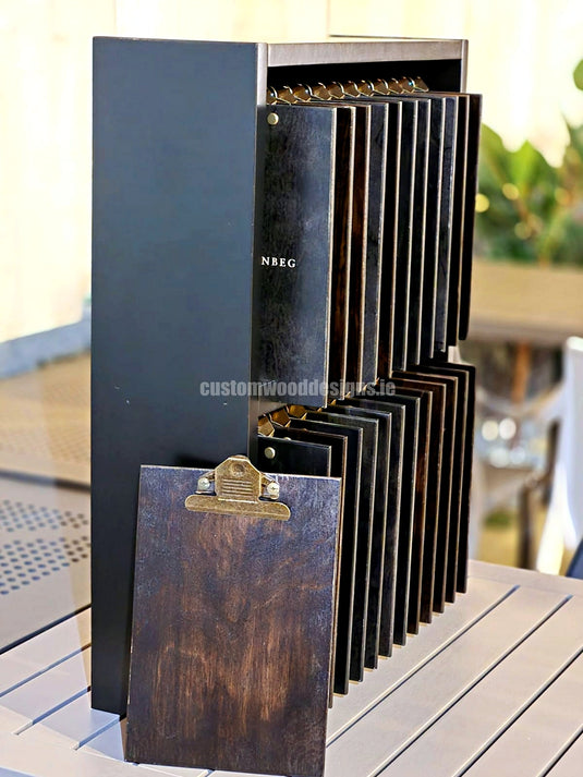 Premium Branded A5 Branded Clipboard Set (24 pcs) with Display Unit - Custom Wood Designs Premium Branded A5 Branded Clipboard Set (24 pcs) with Display Unit made from [material] –  [use_case] | Custom Wood Designs