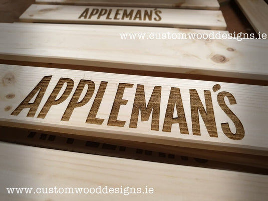 Large Pine Wood Crate 46 X 31 X 25cm pack of 10 Crate pin ENGRAV_3