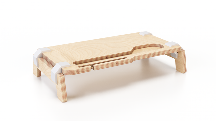 Supporto Monitor Lifty Green Edition - Custom Wood Designs