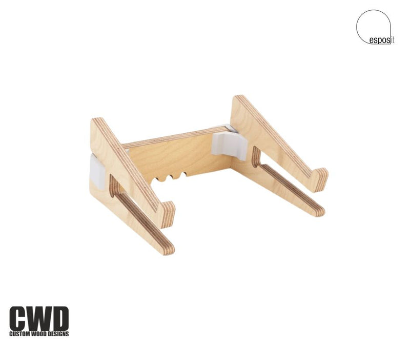 Load image into Gallery viewer, Supporto pc portatile UP+ Green Edition - Custom Wood Designs
