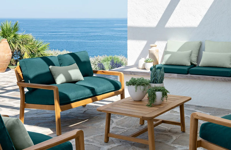 Load image into Gallery viewer, LODGE 110 x 65 cm Solid Teak Low Table - Custom Wood Designs LODGE 110 x 65 cm Solid Teak Low Table made from [material] –  [use_case] | Custom Wood Designs
