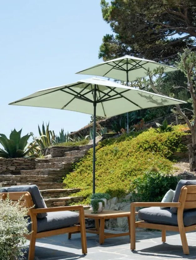 Load image into Gallery viewer, LODGE Solid Teak 2-Seater Outdoor Sofa - Custom Wood Designs LODGE Solid Teak 2-Seater Outdoor Sofa made from [material] –  [use_case] | Custom Wood Designs
