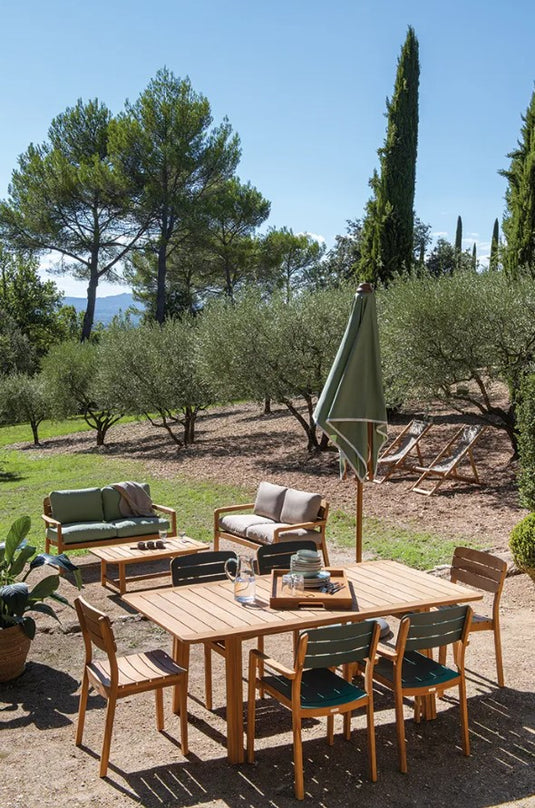 LODGE Solid Teak Dining Table 200 x 105 cm - Custom Wood Designs LODGE Solid Teak Dining Table 200 x 105 cm made from [material] –  [use_case] | Custom Wood Designs