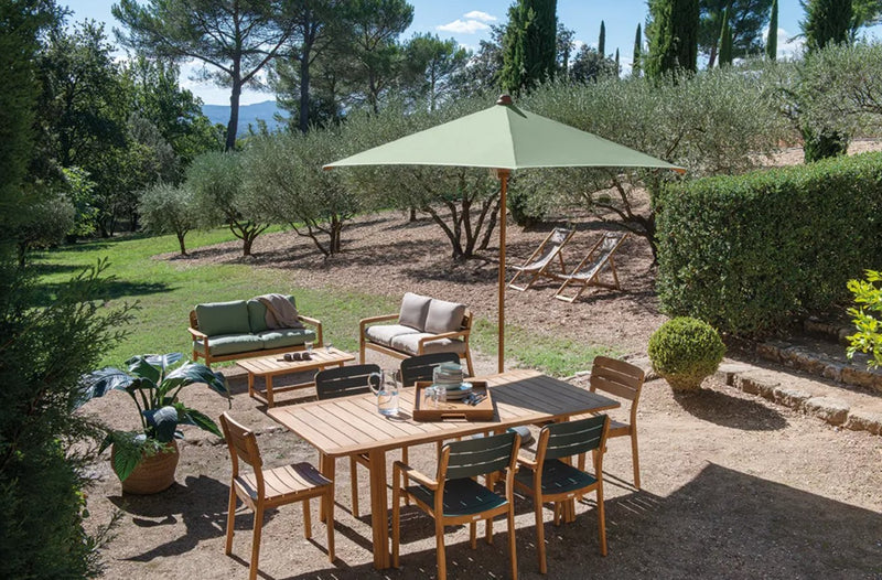 Load image into Gallery viewer, LODGE Solid Teak Dining Table 200 x 105 cm - Custom Wood Designs LODGE Solid Teak Dining Table 200 x 105 cm made from [material] –  [use_case] | Custom Wood Designs
