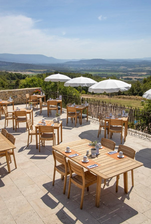 Load image into Gallery viewer, LODGE Solid Teak Dining Table 200 x 105 cm - Custom Wood Designs LODGE Solid Teak Dining Table 200 x 105 cm made from [material] –  [use_case] | Custom Wood Designs
