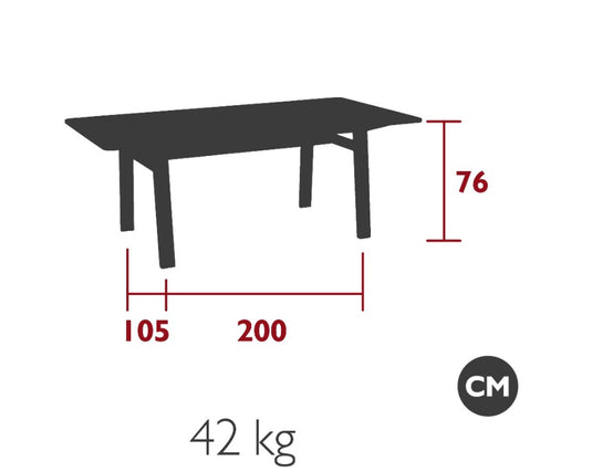 LODGE Solid Teak Dining Table 200 x 105 cm - Custom Wood Designs LODGE Solid Teak Dining Table 200 x 105 cm made from [material] –  [use_case] | Custom Wood Designs