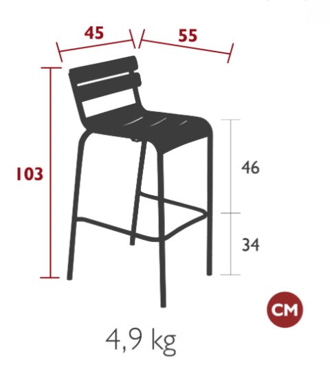 Load image into Gallery viewer, Luxembourg Bar Chair - Custom Wood Designs Luxembourg Bar Chair made from [material] – Ideal for [use_case] | Custom Wood Designs
