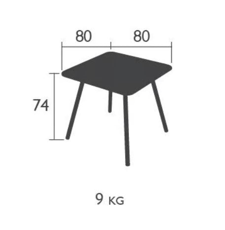 Load image into Gallery viewer, Luxembourg 4 leg table 80 x 80 - Custom Wood Designs Luxembourg 4 leg table 80 x 80 made from [material] – Ideal for [use_case] | Custom Wood Designs
