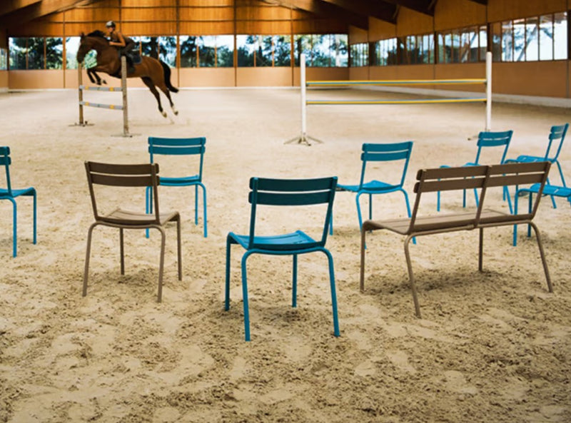 Load image into Gallery viewer, Luxembourg 2/3-seater Bench with backrest - Custom Wood Designs Luxembourg 2/3-seater Bench with backrest made from [material] – Ideal for [use_case] | Custom Wood Designs
