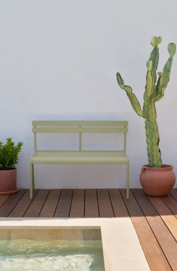 Load image into Gallery viewer, Luxembourg 2/3-seater Bench with backrest - Custom Wood Designs Luxembourg 2/3-seater Bench with backrest made from [material] – Ideal for [use_case] | Custom Wood Designs
