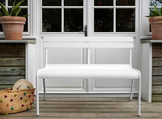 Luxembourg 2/3-seater Bench with backrest - Custom Wood Designs Luxembourg 2/3-seater Bench with backrest made from [material] – Ideal for [use_case] | Custom Wood Designs