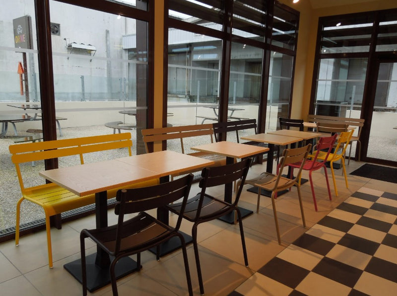 Load image into Gallery viewer, Luxembourg 2/3-seater Bench with backrest - Custom Wood Designs Luxembourg 2/3-seater Bench with backrest made from [material] – Ideal for [use_case] | Custom Wood Designs
