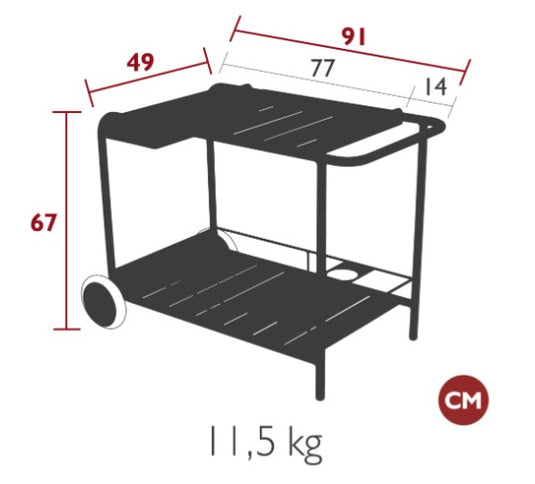 Luxembourg Trolley - Custom Wood Designs Luxembourg Trolley made from [material] – Ideal for [use_case] | Custom Wood Designs
