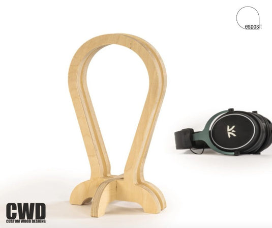 Mimi Headphone Stand - Custom Wood Designs