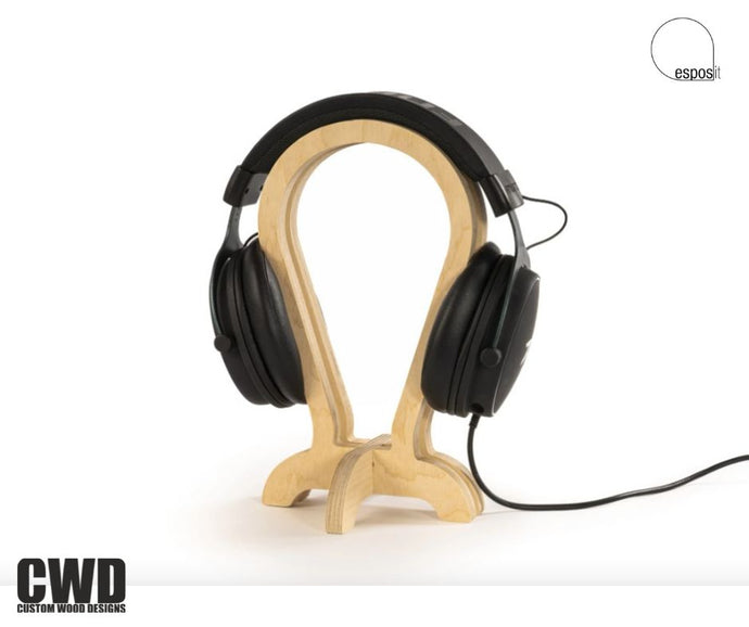 Mimi Headphone Stand - Custom Wood Designs