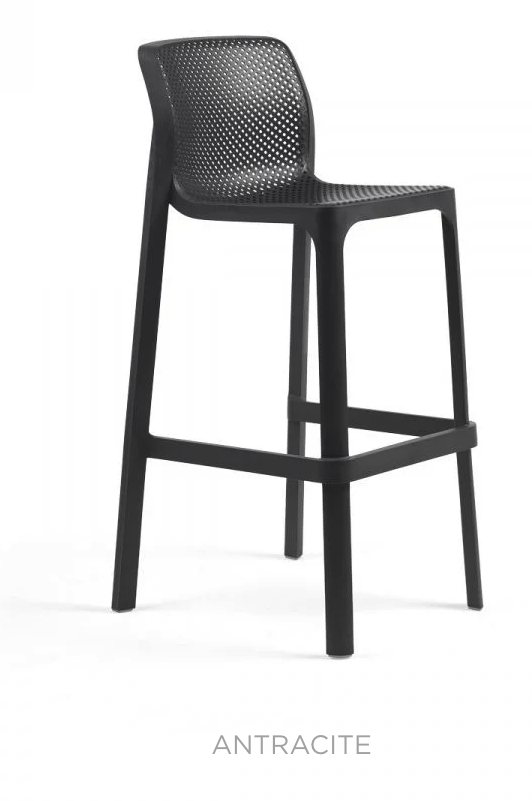 Nardi Net Stool – Stylish Italian Outdoor Bar Stool - Custom Wood Designs