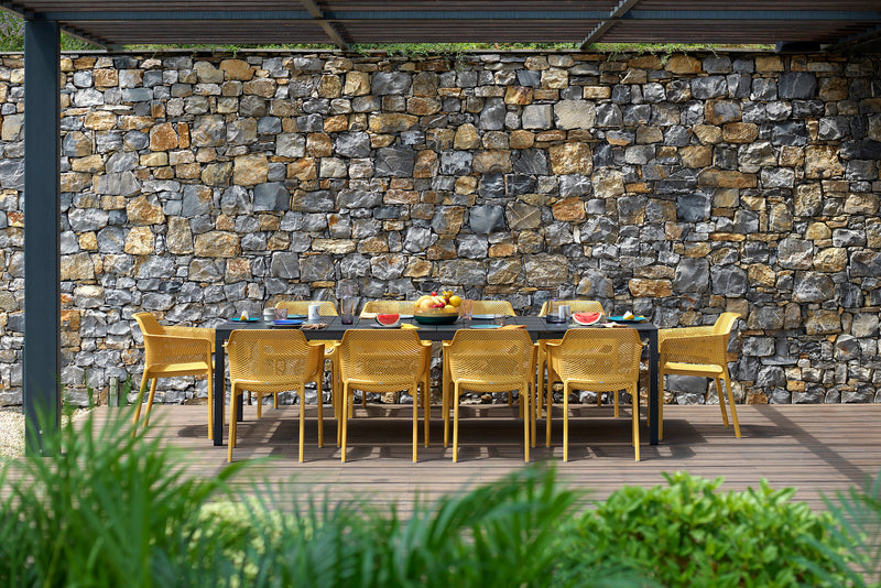 Load image into Gallery viewer, Nardi Rio Table | 2.1m 8 seater extensible to 2.8m 10 seater - Custom Wood Designs Nardi Rio Table | 2.1m 8 seater extensible to 2.8m 10 seater made from [material] – Ideal for [use_case] | Custom Wood Designs
