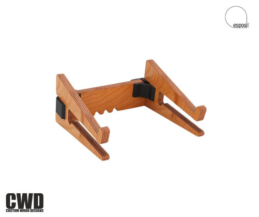 Supporto pc portatile UP+ Oak - Custom Wood Designs