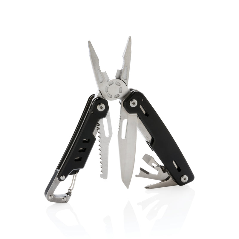 Load image into Gallery viewer, Solid multitool with carabiner - Custom Wood Designs
