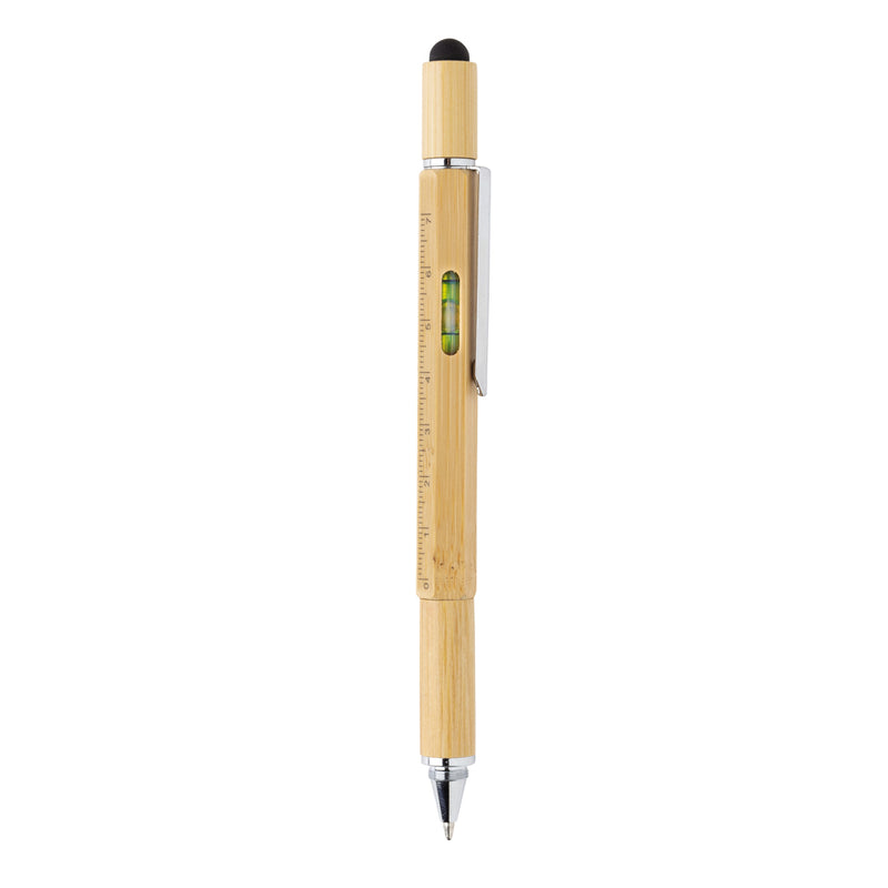 Load image into Gallery viewer, Bamboo 5-in-1 toolpen - Custom Wood Designs
