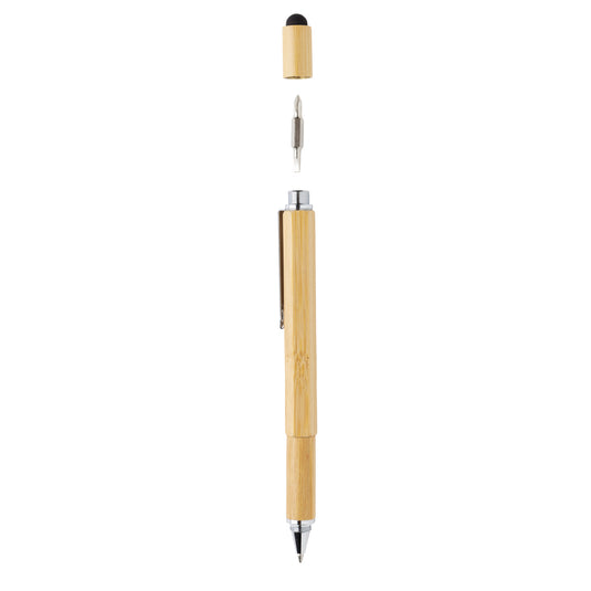Bamboo 5-in-1 toolpen - Custom Wood Designs