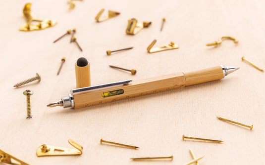 Bamboo 5-in-1 toolpen - Custom Wood Designs