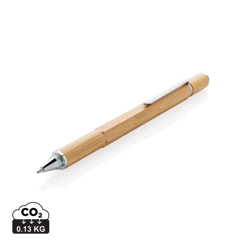 Load image into Gallery viewer, Bamboo 5-in-1 toolpen - Custom Wood Designs
