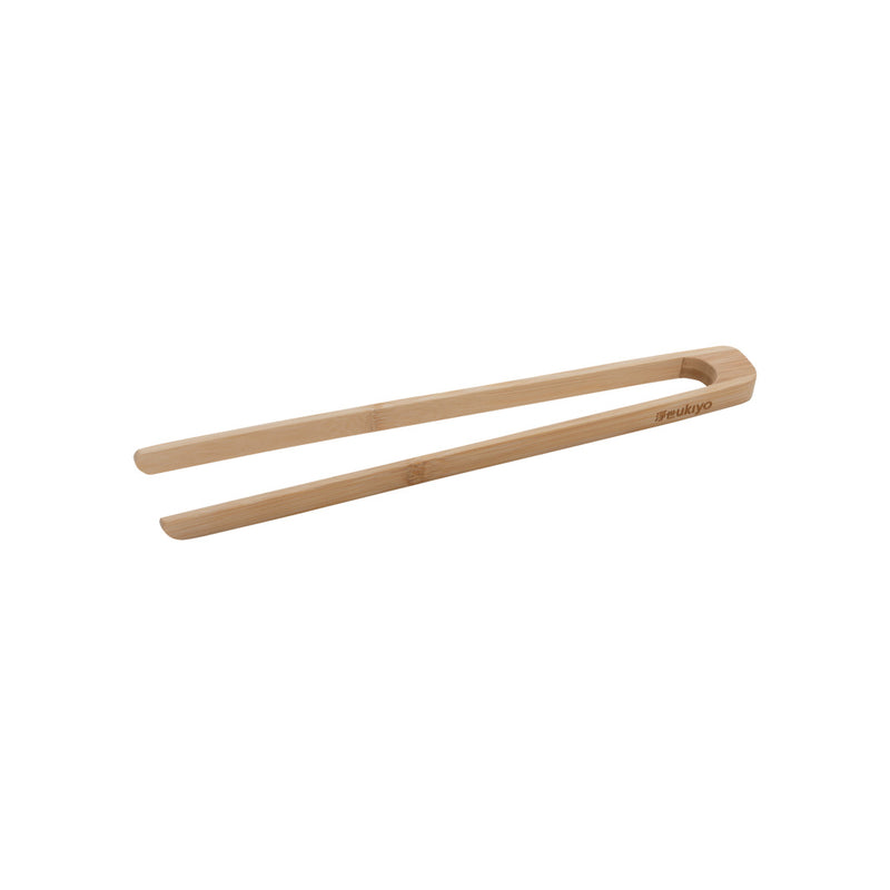 Load image into Gallery viewer, Ukiyo bamboo serving tongs - Custom Wood Designs
