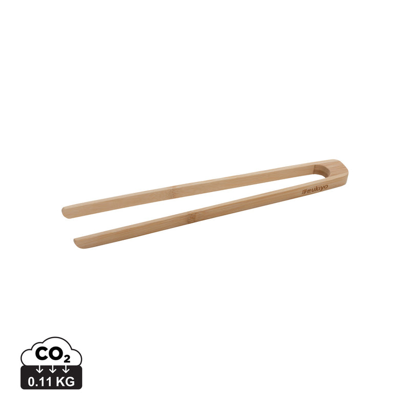 Load image into Gallery viewer, Ukiyo bamboo serving tongs - Custom Wood Designs

