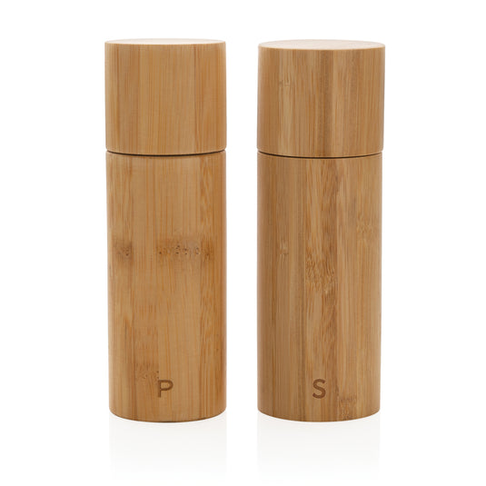 Ukiyo bamboo salt and pepper mill set - Custom Wood Designs