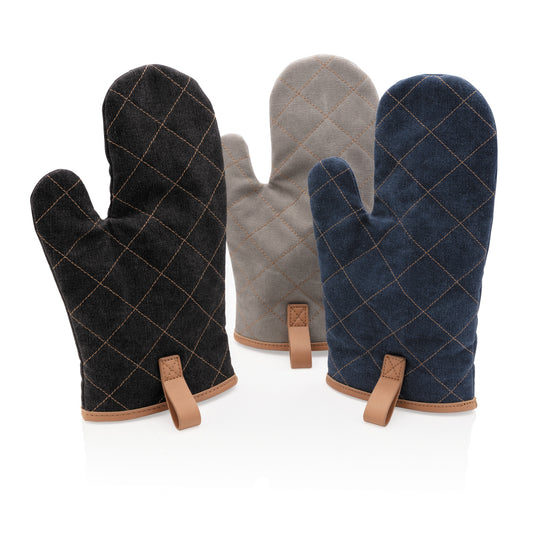 Deluxe canvas oven mitt - Custom Wood Designs