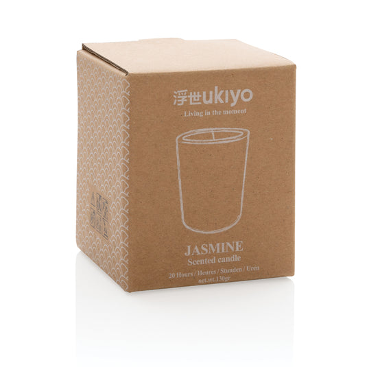 Ukiyo small scented candle in glass - Custom Wood Designs