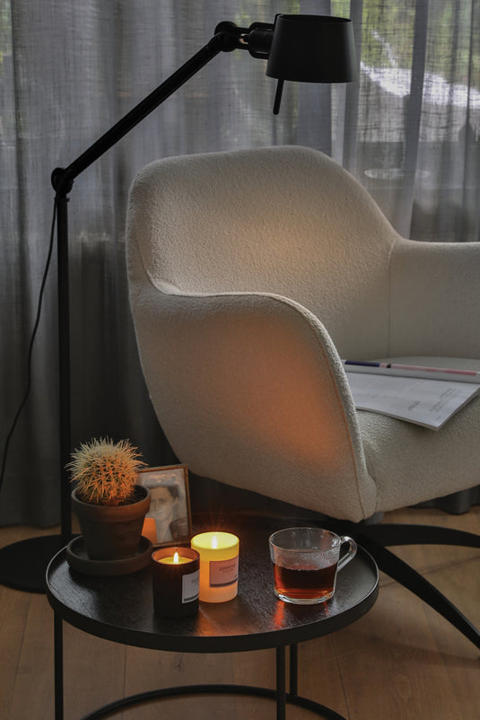 Ukiyo small scented candle in glass - Custom Wood Designs