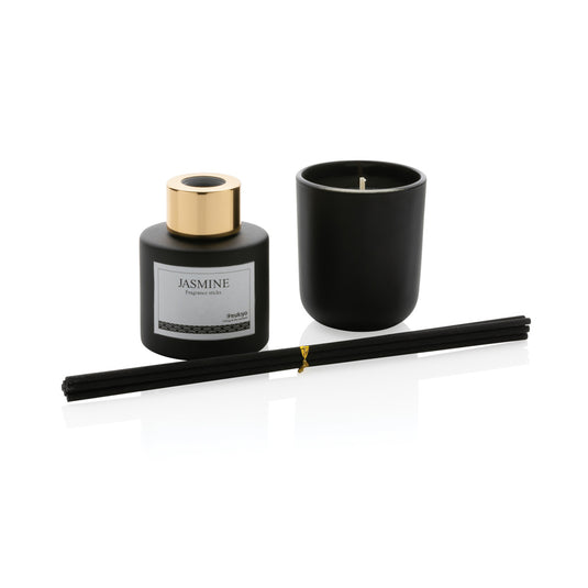 Ukiyo candle and fragrance sticks gift set - Custom Wood Designs