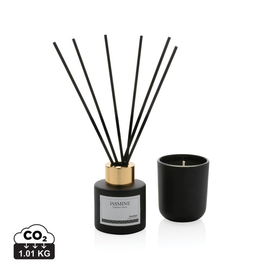 Ukiyo candle and fragrance sticks gift set - Custom Wood Designs