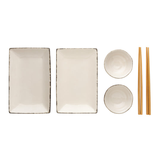 Ukiyo sushi dinner set for two - Custom Wood Designs
