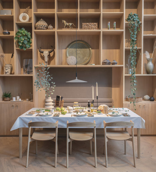 Ukiyo dinner plate set of 2 - Custom Wood Designs