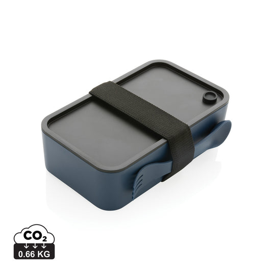 GRS recycled PP lunch box with spork - Custom Wood Designs