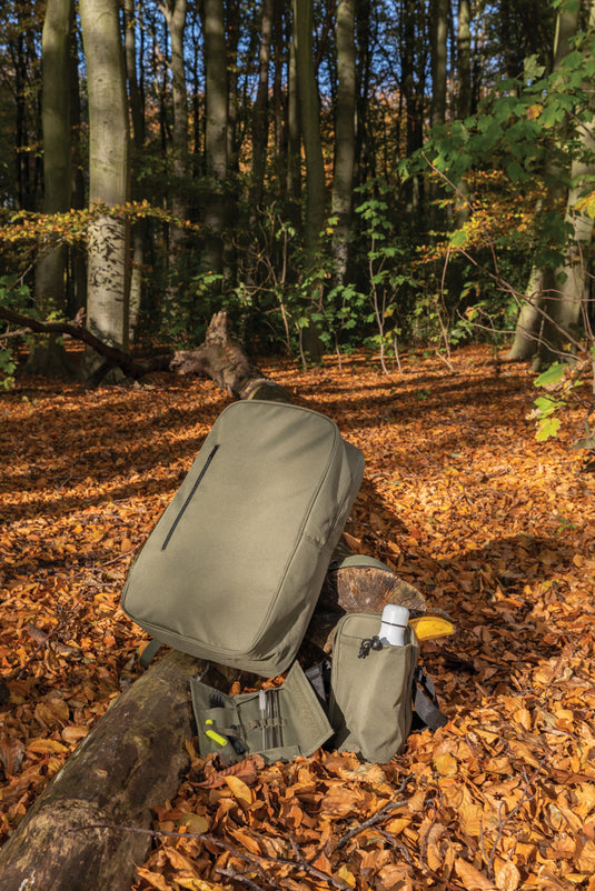 Tierra 2pcs straw and cutlery set in pouch - Custom Wood Designs