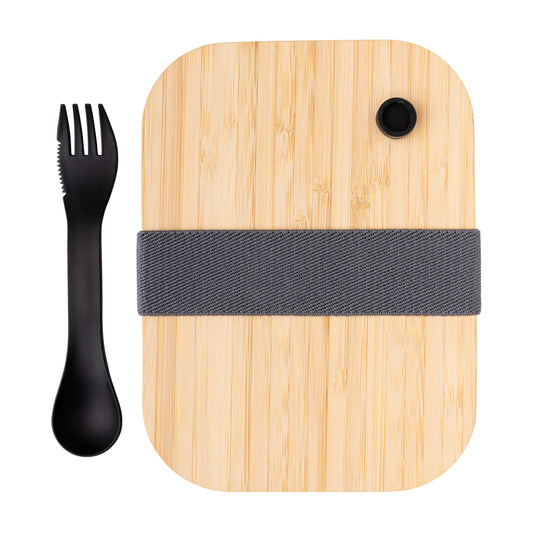 Glass lunchbox with bamboo lid - Custom Wood Designs