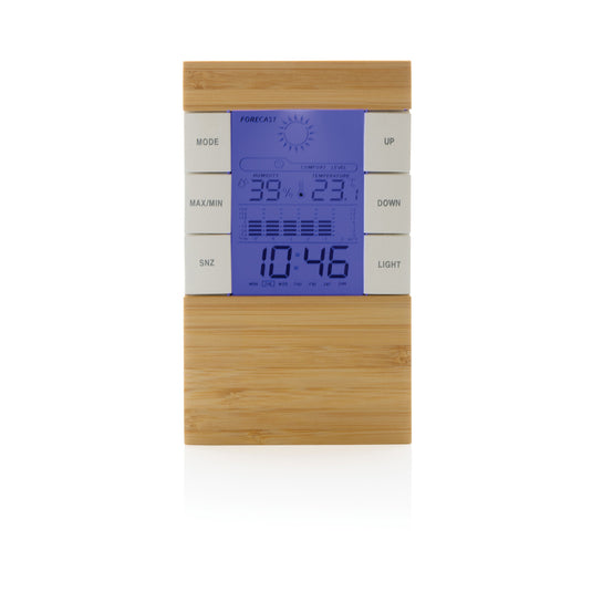 Utah RCS rplastic and bamboo weather station - Custom Wood Designs