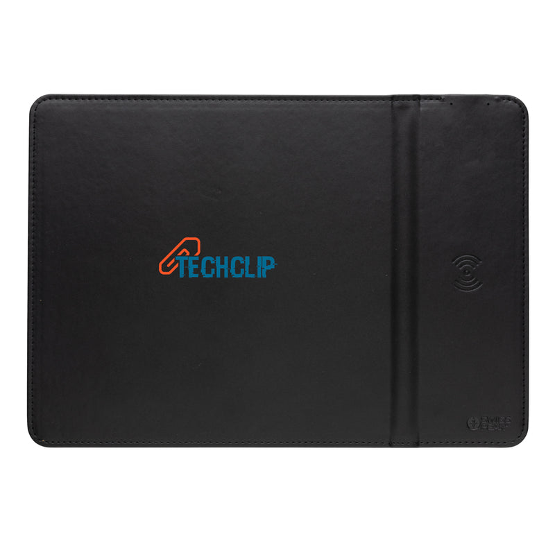 Load image into Gallery viewer, Swiss Peak RCS recycled PU 10W wireless charging mousepad - Custom Wood Designs
