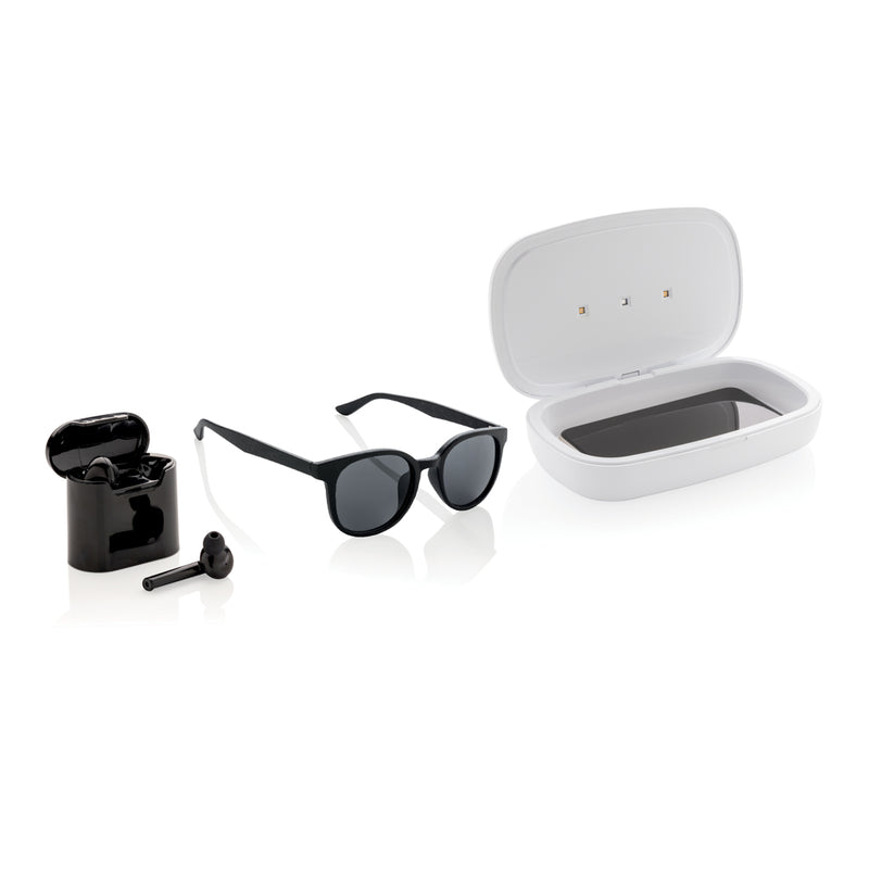 Load image into Gallery viewer, UV-C steriliser box with 5W wireless charger - Custom Wood Designs
