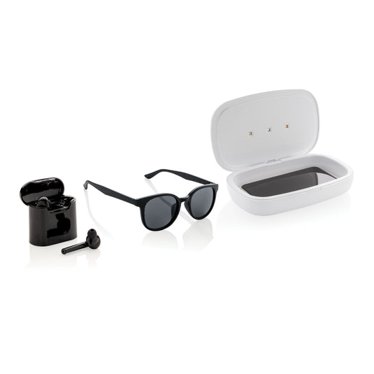 UV-C steriliser box with 5W wireless charger - Custom Wood Designs