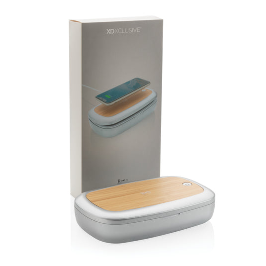 Rena UV-C steriliser box with 5W wireless charger - Custom Wood Designs