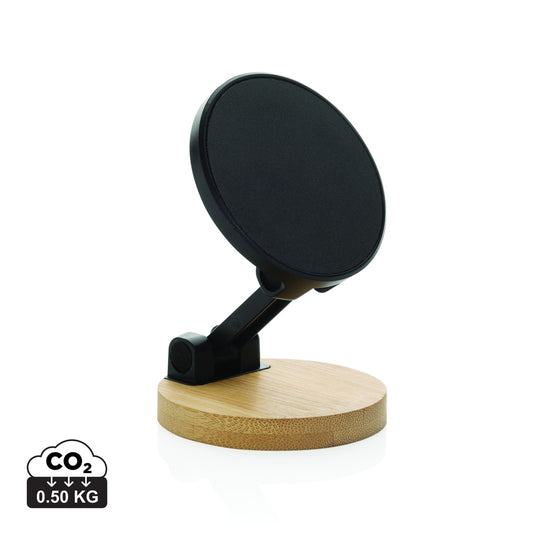 Magmount RCS recycled plastic and bamboo phone stand - Custom Wood Designs