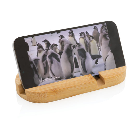 Bamboo tablet and phone holder - Custom Wood Designs
