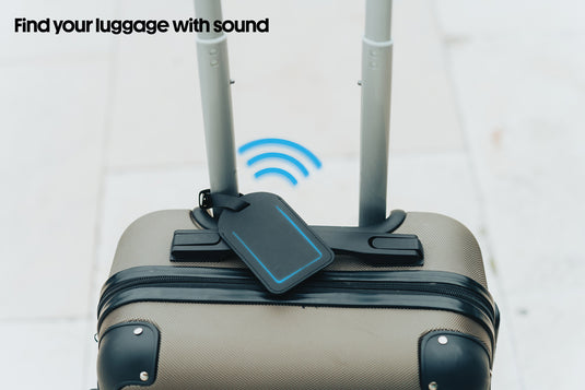 Globetrack RCSrPolyester luggage tag with worldwide locating - Custom Wood Designs