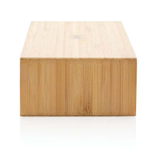 Bamboo alarm clock with 5W wireless charger - Custom Wood Designs